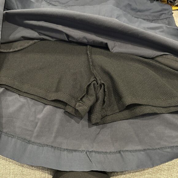 Aquascutum Skirt Women’s 6 UK 10 Blue Gray Mesh Lined Nylon Activewear Pockets - Picture 4 of 7